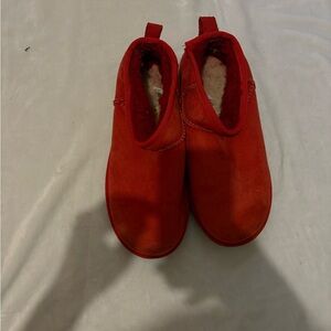Red Ugg boots